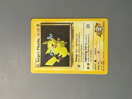 Lt. Surge's Pikachu, graded 9.0
