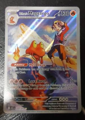Ethan's Magcargo, graded 9.5