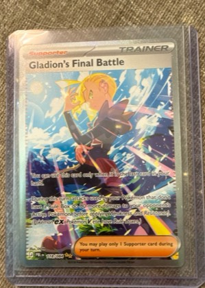 Gladion's Final Battle - 118/084 graded 8.5