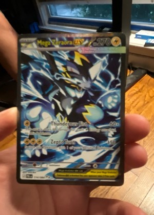 Mega Zeraora ex - 114/084 graded 8.5
