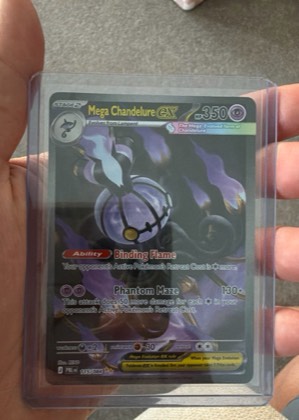Mega Chandelure ex, graded 9.0