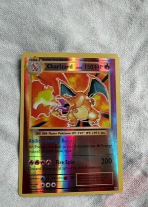 Charizard, graded 7.5