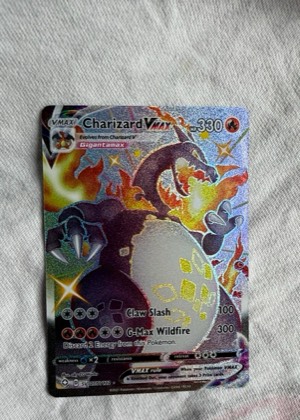 Charizard VMAX, graded 8.5