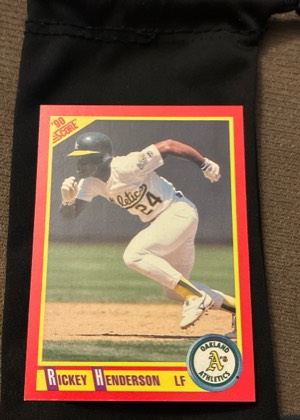 Rickey Henderson, graded 9.0