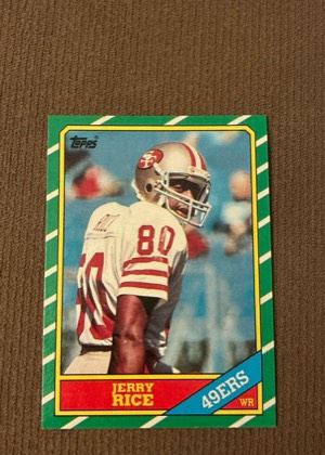 Jerry Rice, graded 8.5
