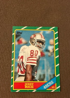 Jerry Rice, graded 9.0