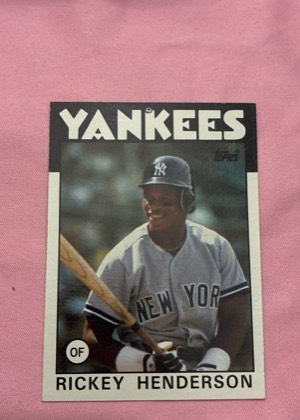 Rickey Henderson, graded 9.0