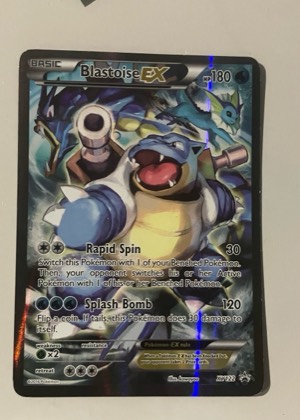 Blastoise EX - XY122, graded 7.5