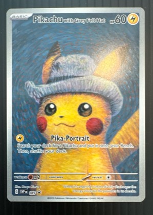 Pikachu with Grey Felt Hat, graded 9.0