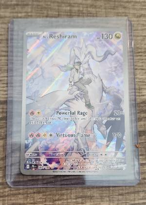 N's Reshiram, graded 9.5