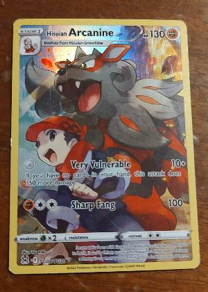 Hisuian Arcanine, graded 8.5