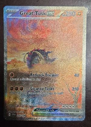 Great Tusk ex, graded 8.5