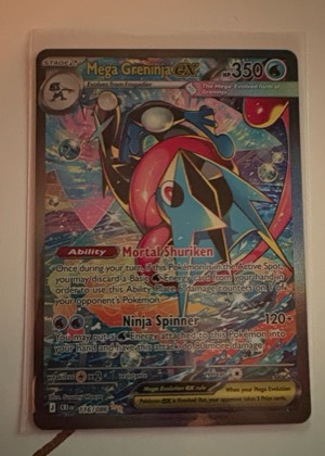 Mega Greninja ex, graded 9.0