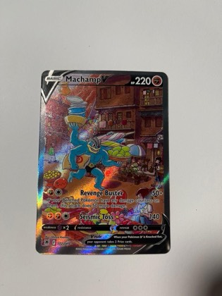 Machamp V (Alternate Full Art), graded 7.0