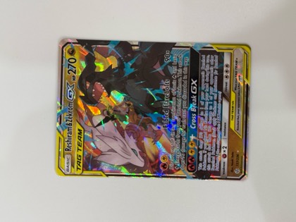 Reshiram & Zekrom GX, graded 9.5