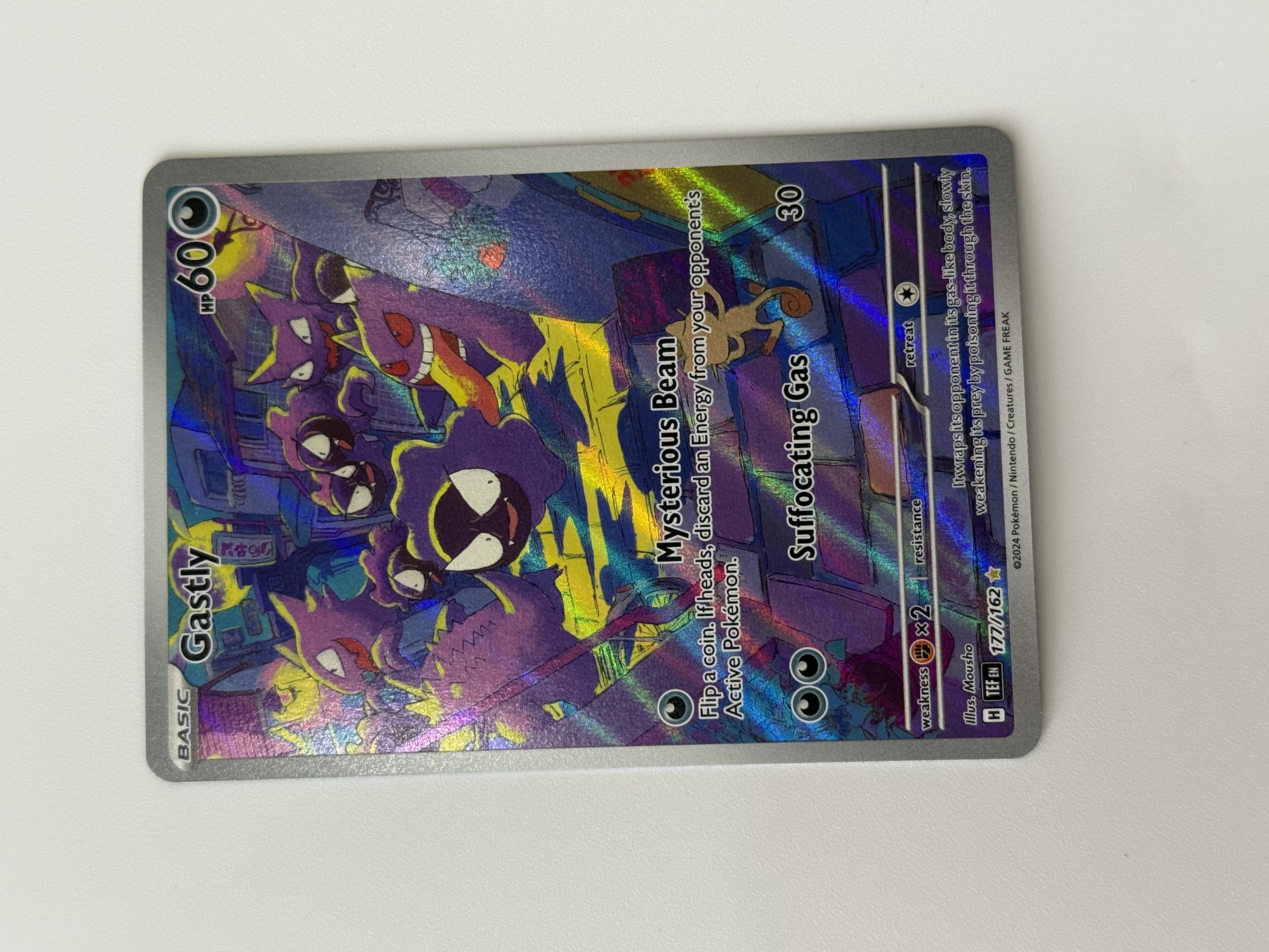 Gastly 177/162, SV05: Temporal Forces, ZeroPop community scan