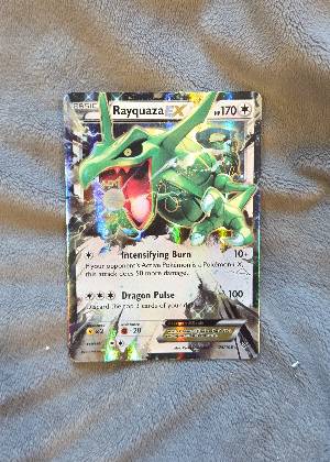 Rayquaza EX (75), graded 7.5