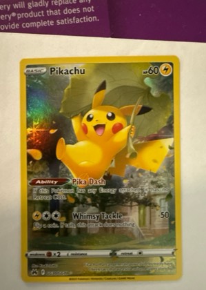 Pikachu graded 9