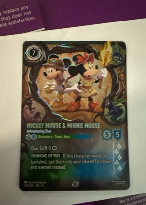Mickey Mouse & Minnie Mouse, graded 9.0
