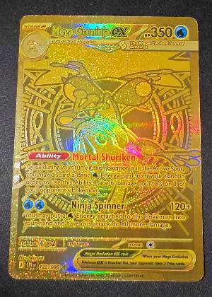 Mega Greninja ex, graded 9.0
