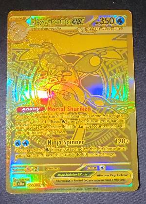 Mega Greninja ex, graded 9.0