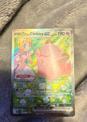 Lillie's Clefairy ex, graded 8.0