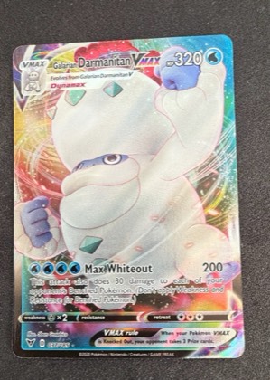 Galarian Darmanitan VMAX, graded 9.0