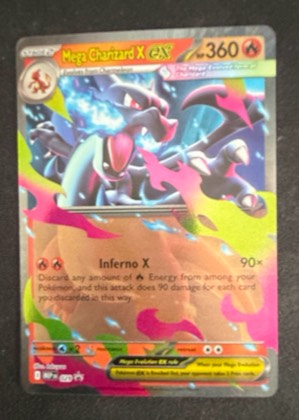 Mega Charizard X ex - 029, graded 7.5