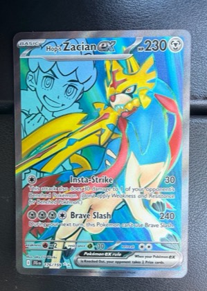Hop's Zacian ex, graded 9.0