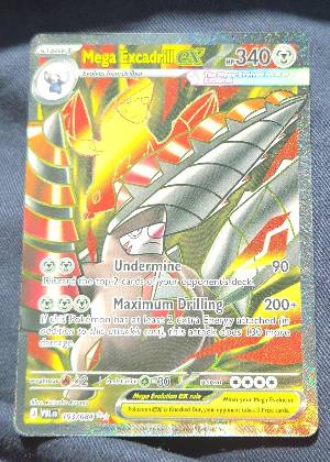 Mega Excadrill ex, graded 3.5