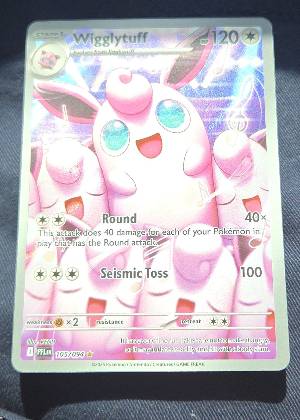 Wigglytuff, graded 8.5