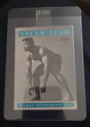 Rickey Henderson, graded 9.0