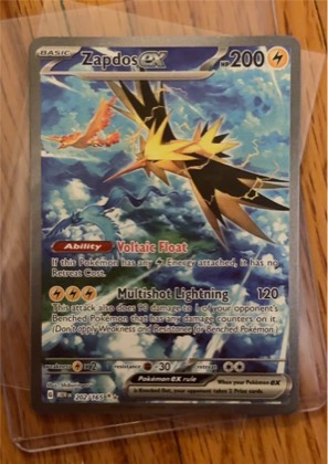 Zapdos ex - 202/165 graded 6 & below