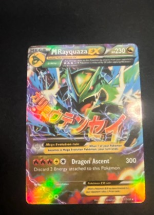 M Rayquaza EX (105 Full Art), graded 7.5