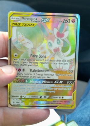Gardevoir & Sylveon GX (205) (Alternate Full Art) graded 8.5