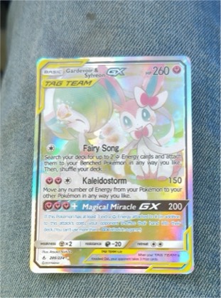 Gardevoir & Sylveon GX (205) (Alternate Full Art) graded 8