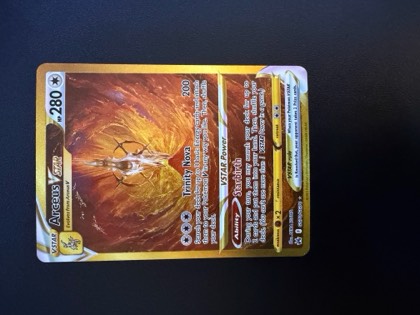 Arceus VSTAR (Secret), graded 8.0