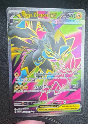 Mega Zeraora ex, graded 9.0