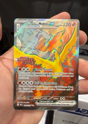 Team Rocket's Moltres ex graded 9