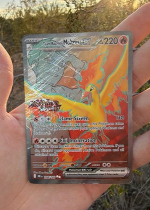Team Rocket's Moltres ex, graded 3.0