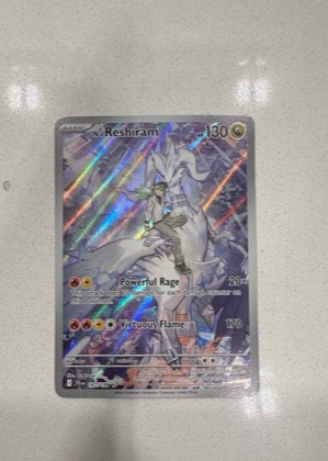N's Reshiram, graded 9.0