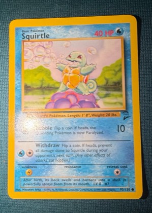 Squirtle, graded 8.5