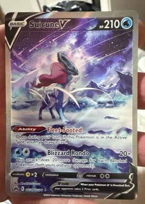 Suicune V graded 8.5