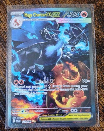 Mega Charizard X ex, graded 9.0