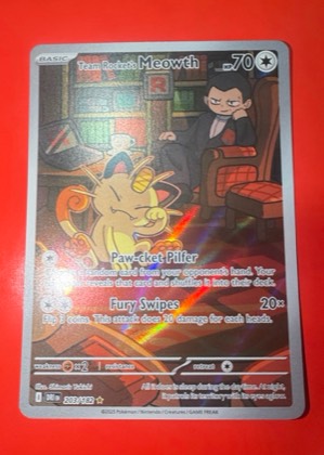 Team Rocket's Meowth, graded 9.0