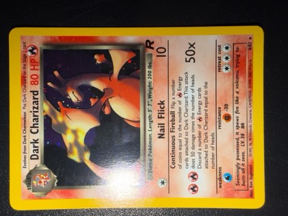 Dark Charizard (4), graded 5.5