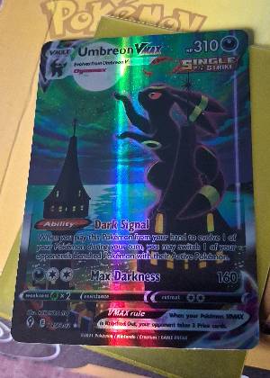 Umbreon VMAX (Alternate Art Secret), graded 9.0
