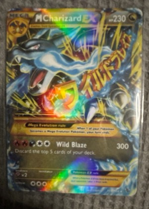 M Charizard EX (Y) graded 8.5