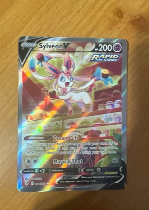 Sylveon V (Alternate Full Art), graded 7.5