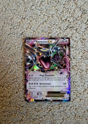 Rayquaza EX graded 8